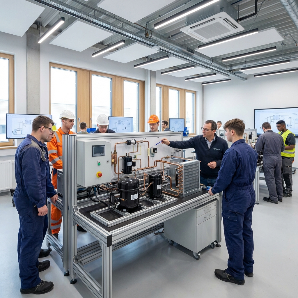 Formation pratique à la manipulation des fluides frigorigènes